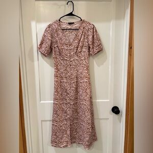 Shades of Pink Zebra Print Dress